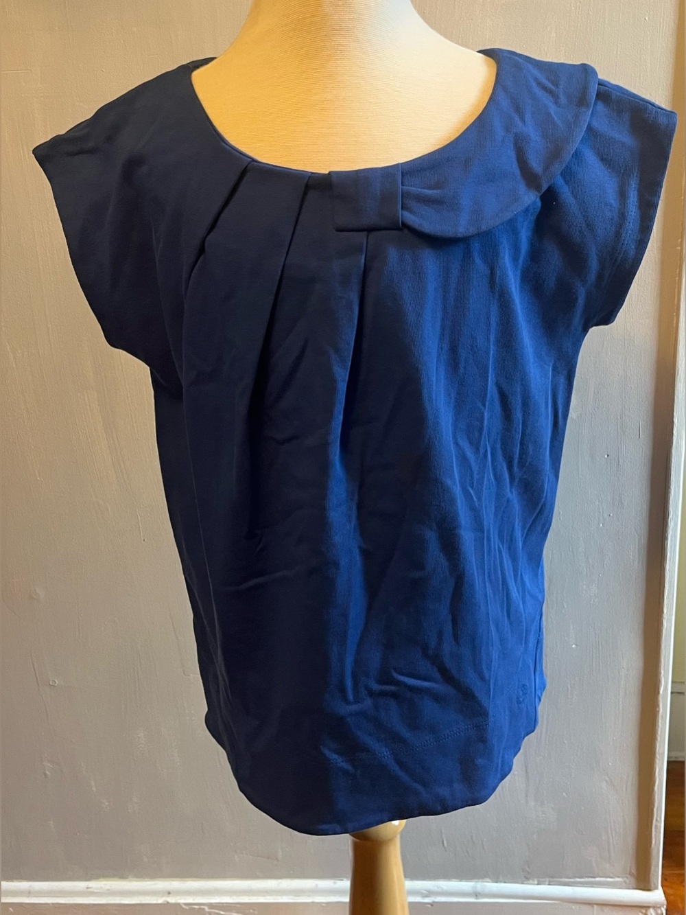 Little Marc Jacobs Girls Pleated Cap Sleeve Top Size 12